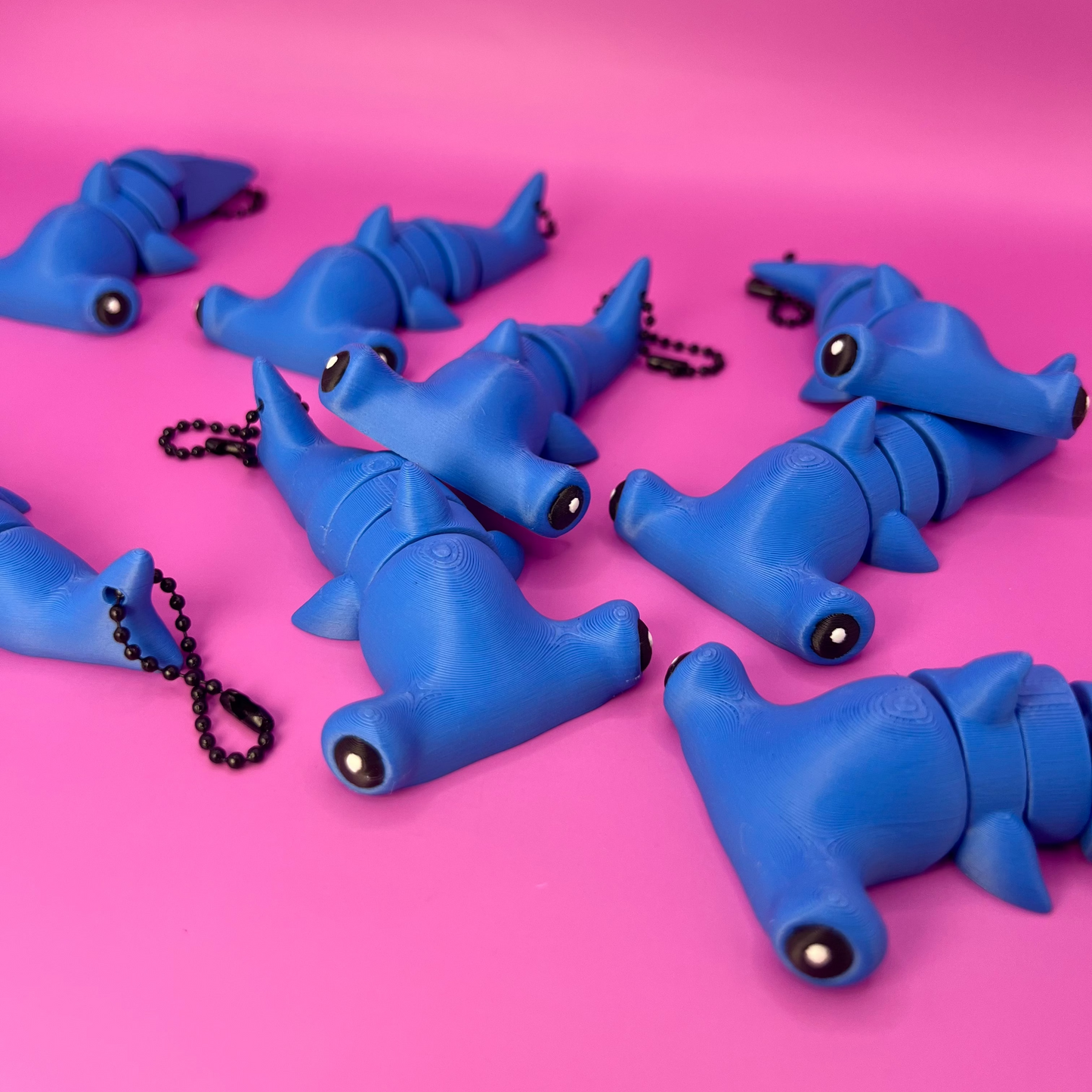 Squalo martello - portachiavi flessibili