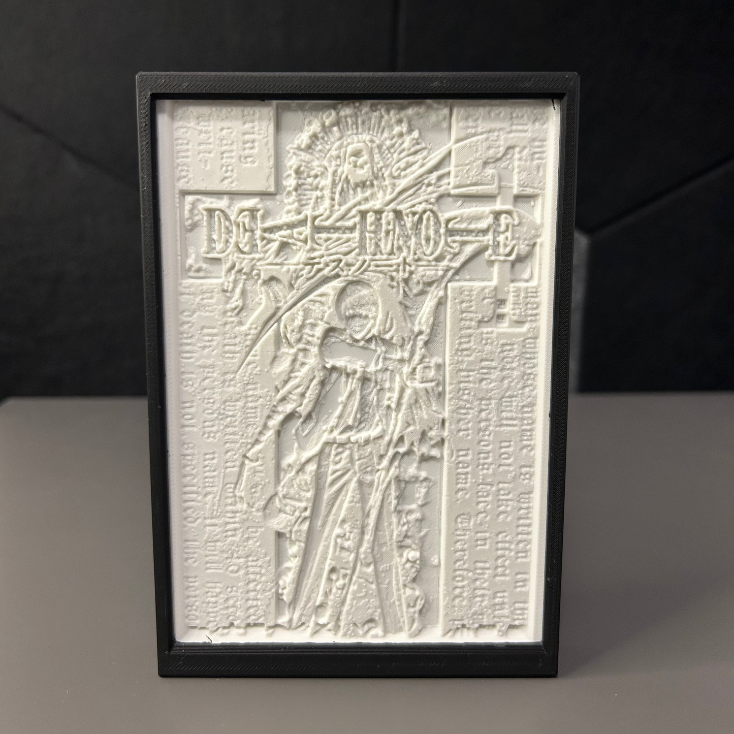 Lampada 3D tema Death Note a colori