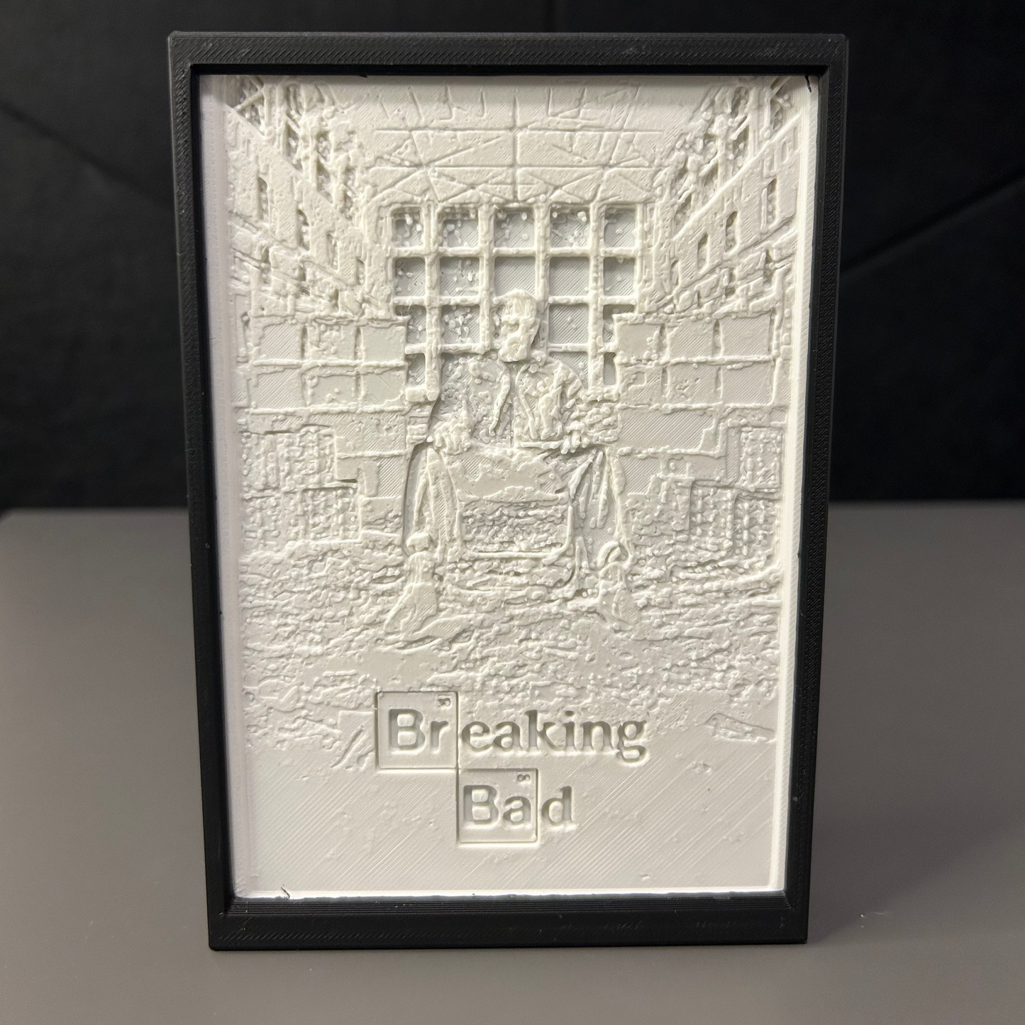 Lampada 3D tema Breaking Bad a colori