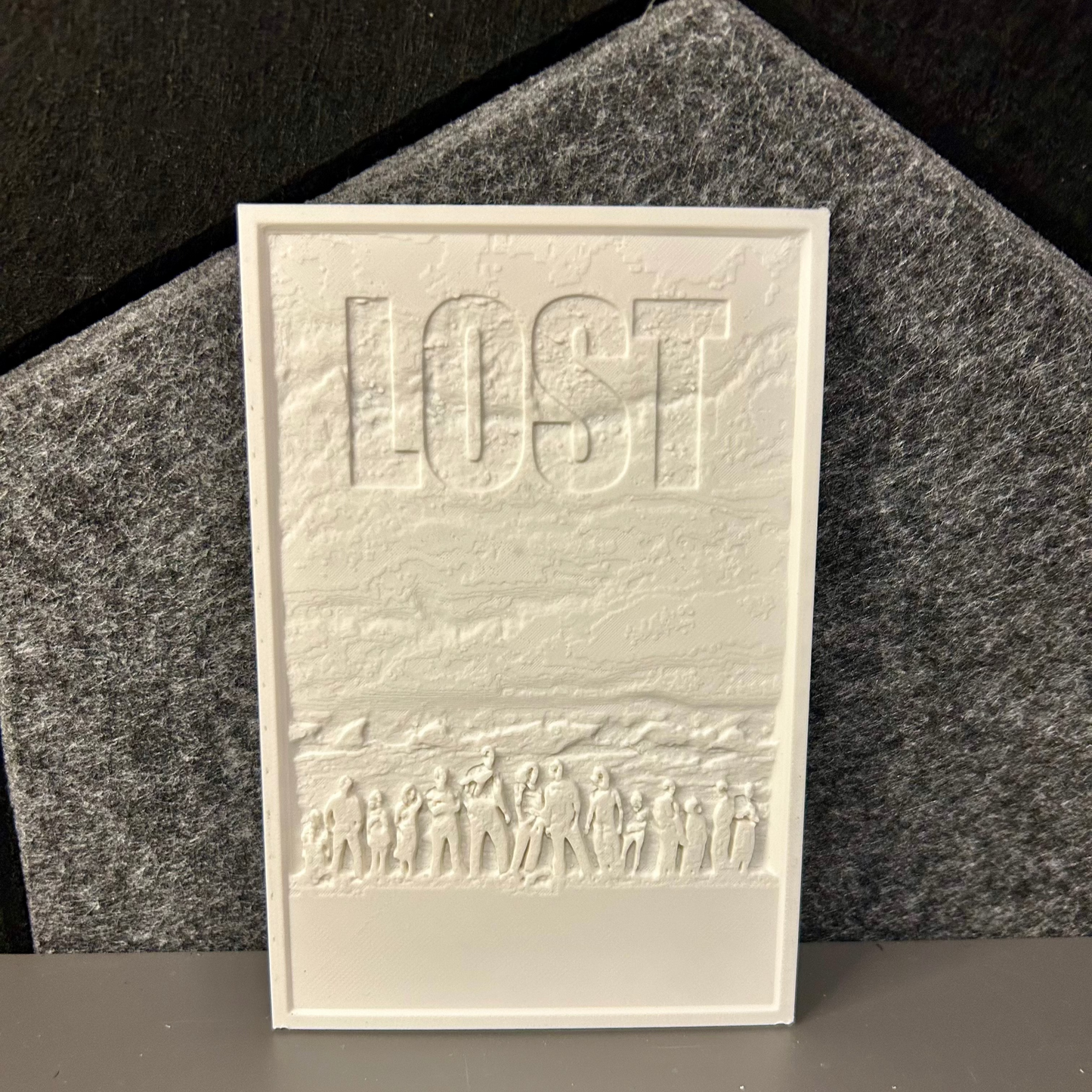 Immagine 3D Lost in bianco e nero