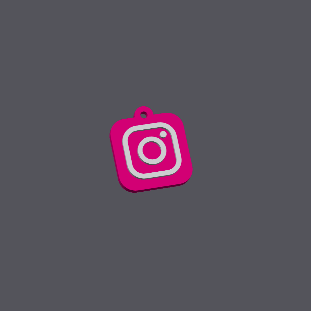 Portachiavi Instagram con NFC