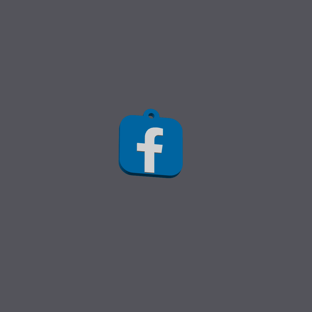 Portachiavi Facebook con NFC