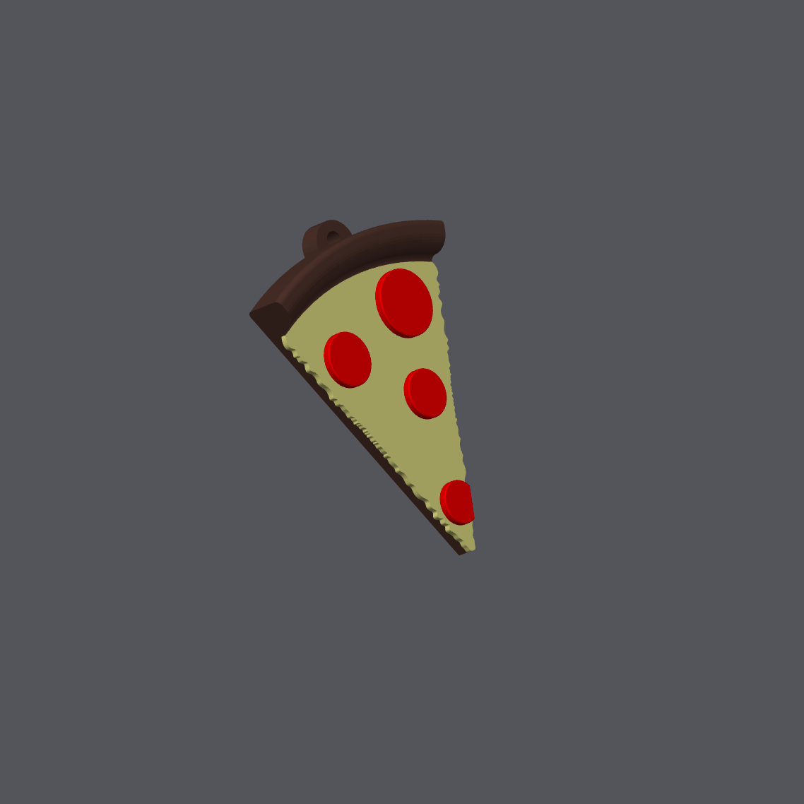 Portachiavi Pizza con NFC