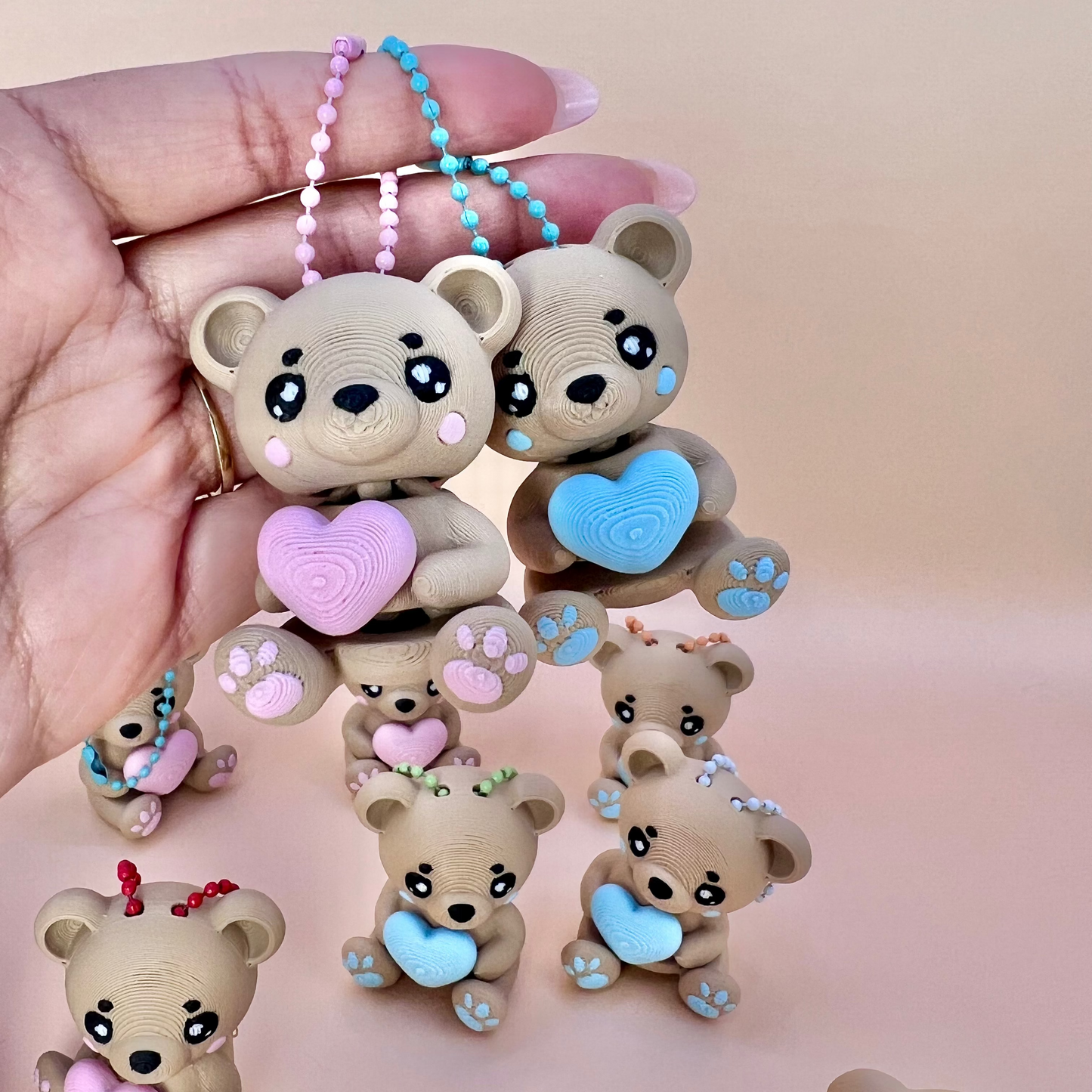 Orsacchiotto - portachiavi flessibili