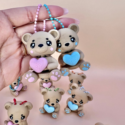 Orsacchiotto - portachiavi flessibili