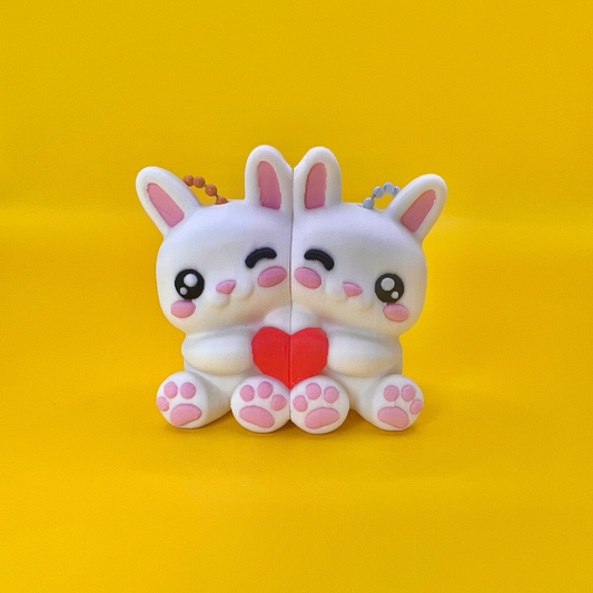 Coniglietti inseparabili – portachiavi magnetici