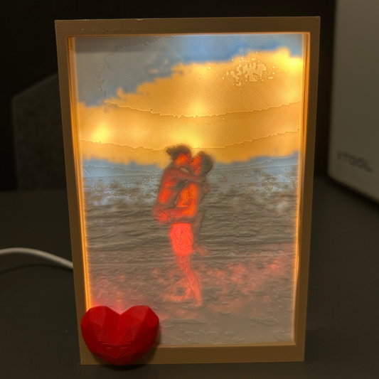 Lampada 3D San Valentino