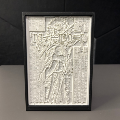 Lampada 3D tema Death Note a colori