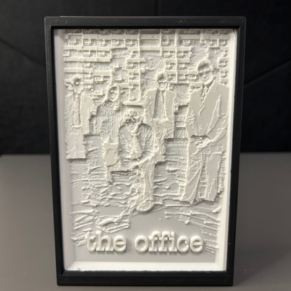 Lampada 3D tema The Office a colori
