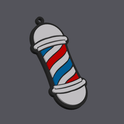 Portachiavi barbieri con NFC