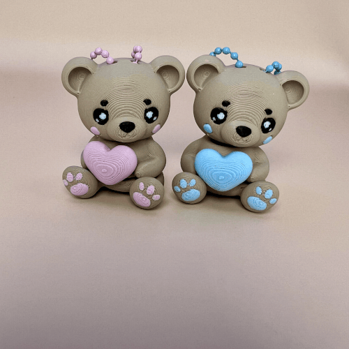 Orsacchiotto - portachiavi flessibili