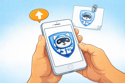 Inviaci un'immagine del tuo logo